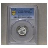 1942 Mercury Silver Dime  PCGS-UNC Details