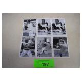 Six Topps Photo Cards w/Facsimile Autographs