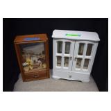 Table Top Jewelry Chest&Musical Chalet Diorama