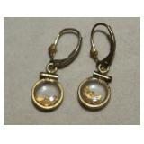 14K GP Alaskan Style Shaker & Gold Nugget Locket