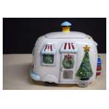 Robin Roderick Camper Cookie Jar,Small Chips On
