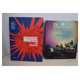 2- Coffee Table Books,Marvel & The Beatles, Get