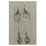 Two Sterling Earrings