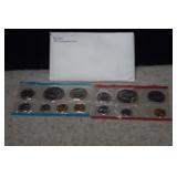 1973 Unc. P&D Year Sets w/ Eisenhower Dollar &