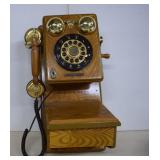 Limited Edition Vintage Wood Wall phone Replica