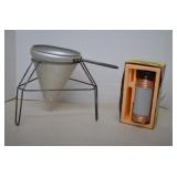 Vintage Aluminum Cone Colander Strainer & MORE