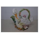 Vintage Fitz And Floyd Classics Duck Tea Pot