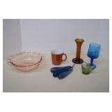 Vintage Lot Pink Depression Glass Bowl MORE