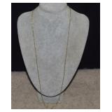 1/20 14K Dog Bone Style Chain