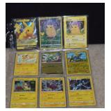 (9) Pikachu & Electric Type Pokemon Cards