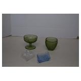 Vintage Indiana Tiara Green Goblet, Cup &