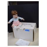 Vintage Danbury Mint Porcelain Baby Doll
