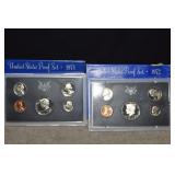 1971-S & 1972-S U.S. Proof Sets   10 Coins