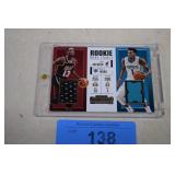 Bam Adebayo & Malik Monk Rookie Jersey Card