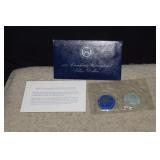 1971-S Eisenhower Unc. Silver Dollar w/ COA