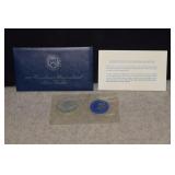 1972-S Eisenhower Unc. Silver Dollar w/ COA