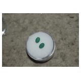 1.10 Tcwt Oval Emeralds in Gem Jar