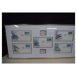 Framed 1980's First Day Covers (Fish Themed)