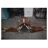 Western Leather Saddle