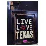 Live Love Texas Wall Art