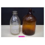 Vintage Clorox & King Juices Bottles