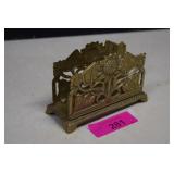 Vintage Brass Letter/Napkin Holder