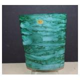Dam-Dam Glass Vase Hand Made In Poland,Featuring