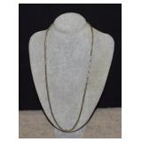Unusual Sterling Link Necklace  16.10g