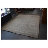 Large Grey And Cream Rug