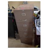 Four Drawer Metal File Cabinet