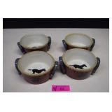 Four Sonoma 'Happy Trails' Bowls