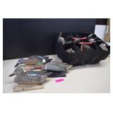 12-AvianX Duck Decoys in Carrying Case