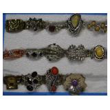 Fourteen Like New Stretch Band Fashion Rings