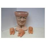 Lot Talavera Planters & Plant Risers