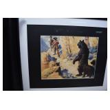 Framed William R. Leigh 'Bears In The Path