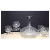 Crystal Nautical Clipper Ship Decanter Set (No