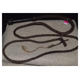 J.C. Stegemoller/Stock Show&Rodeo Leather Bullwhip