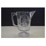 Vintage Early American Pressed Glass 'Cupid And
