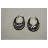 Sterling Hoop Earrings