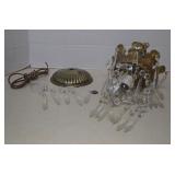 Vintage Rococo Crown-Shaped Brass & Crystal MORE