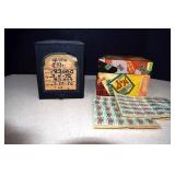 Vtg. Metal Boxes,S&H Green Stamps File Box &