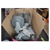 Lot Of 7 Lockable Hospital Chair Casters