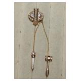 10K Beta Sigma Phi Seed Pearl Pin w/ Gavel&Torch