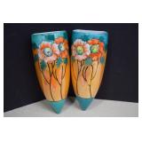 2- 1930's Hand Painted Lusterware Japanese Ceramic