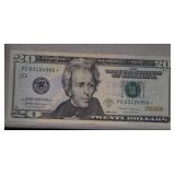 2017A $20 Fed. Reserve Star Note  Green Seal