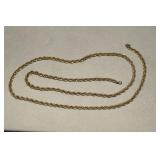 Scrap 14K 18 Gram Gold Rope Chain