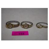 Three Ladies Watches Hamnilton & Glory