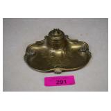 Vintage Brass Inkwell