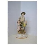 Vintage Ardalt Japan Man & Child Large Figurine