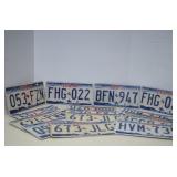 Lot Vintage License Plates